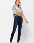 Judy Blue Full Size High Waist Handsand Skinny Jeans