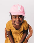 Light Pink Baseball Hat with Initial