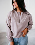 Vonn Half Zip Pullover by Lily and Lottie