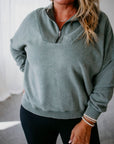 Vonn Half Zip Pullover by Lily and Lottie