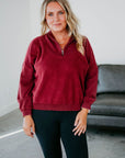 Vonn Half Zip Pullover by Lily and Lottie