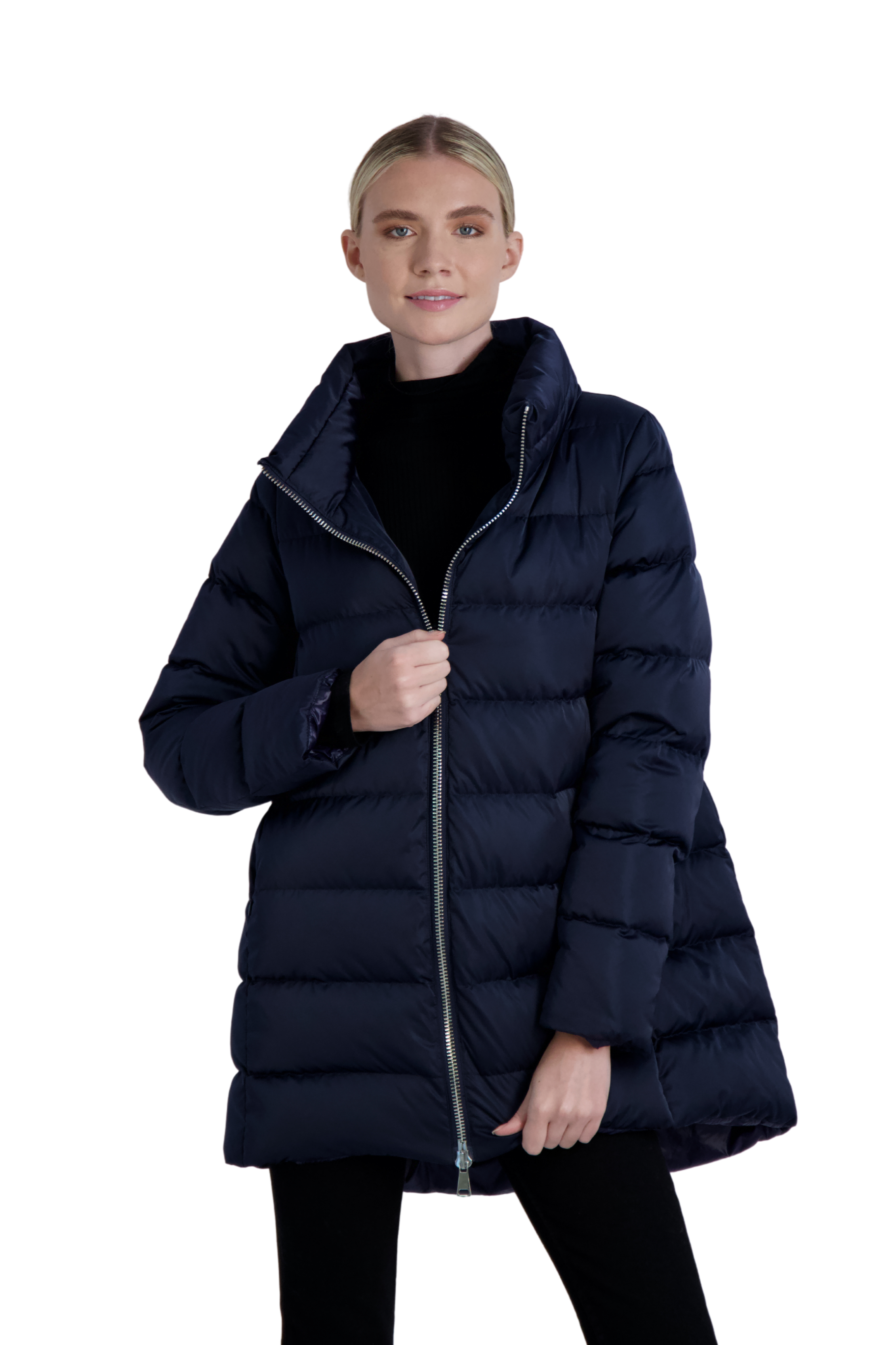 Cotes of London |The Dorchester Down Coat with Chunky Zipper