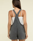 Zenana Washed Knot Strap Romper