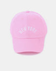 Zenana Embroidered City Baseball Cap