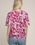 Flutter Sleeve Floral Top - Online Only