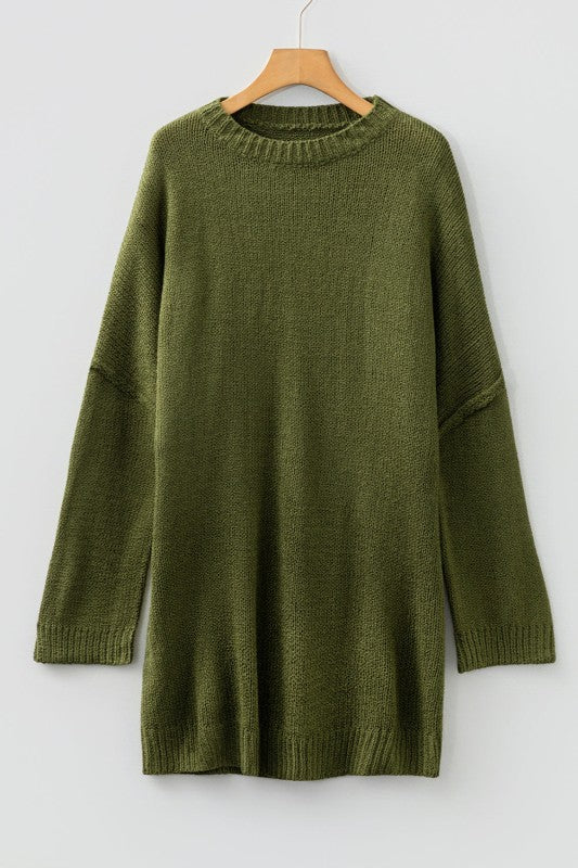Amelia Drop Shoulder Slouchy Sweater