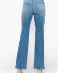 bytos Full Size Cat's Whiskers Mid Rise Bootcut Jeans