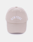 Zenana Embroidered City Baseball Cap