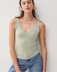 Be Cool V-Neck Wide Strap Tank