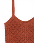 Lilou Crochet Knit Tank