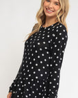 e Luna Polka Dot Tunic Top