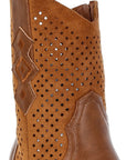 Prosia Rhinestone-Studded Cowboy Boots