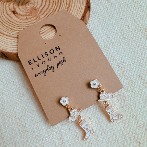 Yee-haw Boot Dangle Earrings