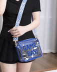 Zenana GAME DAY Stadium Approved Transparent Crossbody Bag