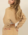 HYFVE Ribbed Knit Bolero Cardigan