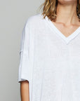 POL V-Neck Half Sleeve T-Shirt