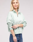 HYFVE Half Zip Long Sleeve Sweatshirt