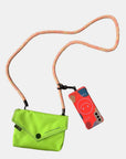 Himawari Solid Color Envelope Shape Crossbody Bag with Removable Strap