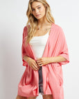 Davi & Dani Favorite Solid Kimono Cardigan