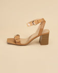 TREATY-S Buckle Sandal Heel