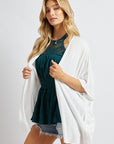 Davi & Dani Favorite Solid Kimono Cardigan