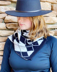 Our Gal Patterned Knit Scarf