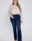 VERVET by Flying Monkey Plus Size High Rise Bootcut Jeans