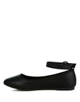 Danseur Ankle Strap Detail Ballet Flats