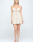 One and Only Collective Inc Floral Ruffle Cami Mini Dress