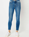 Judy Blue Full Size Cuffed Hem Skinny Jeans