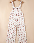 Western Adjustable Buttoned Strap Dungaree Jumpsuit