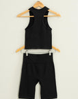 HYFVE Power Move Cropped Tank Top and Biker Shorts Set