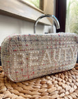 Beauty Large - White Tweed