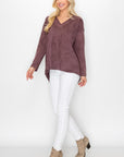 Andrea Stretch Faux Suede Top