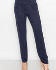 Annelise Stretch Suede Pant