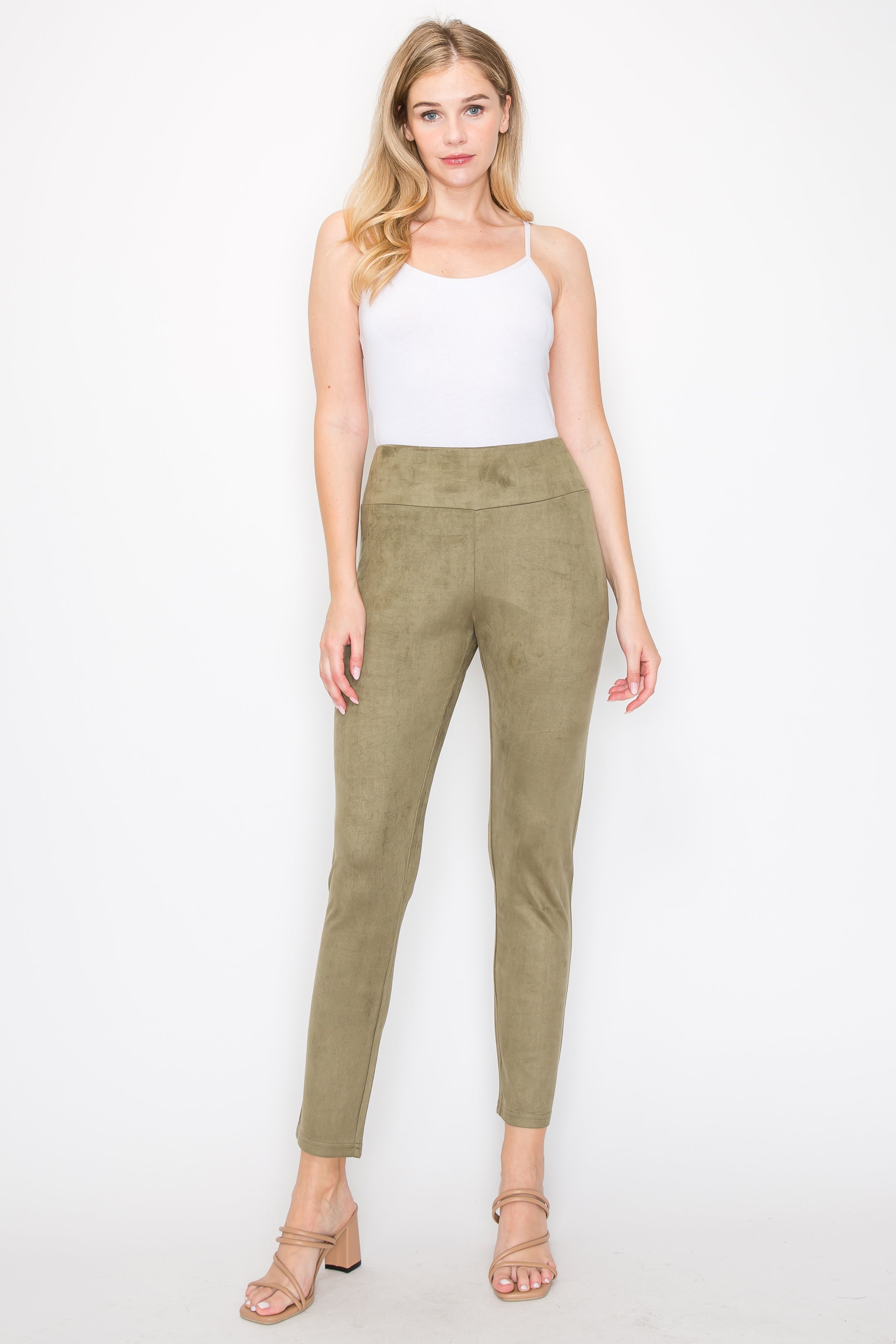 Annelise Stretch Suede Pant