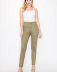 Annelise Stretch Suede Pant