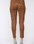 Annelise Stretch Suede Pant - Leopard