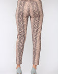 Annelise Stretch Suede Pant - Snake