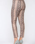 Annelise Stretch Suede Pant - Snake