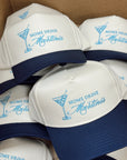 Mom's Drink Martinis - Navy Vintage Trucker Hat - My Pampered Life Seattle