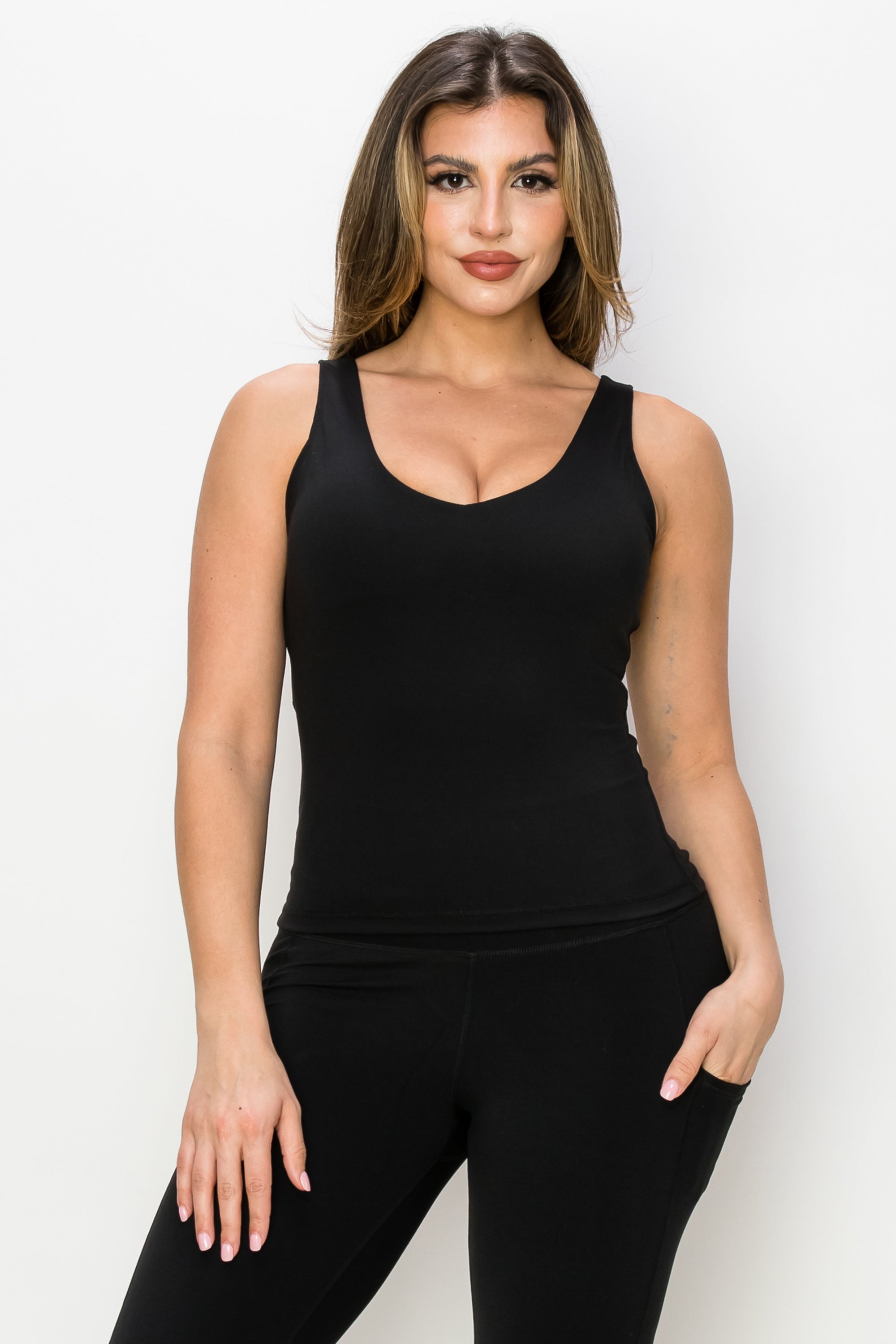 Buttery Soft Built-In Bra Tank | S–3XL