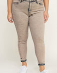 Artemis Vintage Maria Plus-Size High-Rise Stretch Skinny Jeans – Taupe