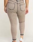 Artemis Vintage Maria Plus-Size High-Rise Stretch Skinny Jeans – Taupe