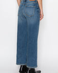 Artemis Vintage Ultra High Rise Crop Wide Leg Jeans