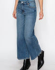 Artemis Vintage Ultra High Rise Crop Wide Leg Jeans