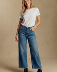 Artemis Vintage Ultra High Rise Crop Wide Leg Jeans