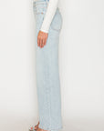 Artemis Vintage Tummy Control High Rise Modal Straight Jeans in Light Wash