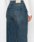 Artemis Vintage Elise Tummy Control High Rise Cuffed Wide Leg Jeans