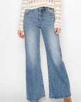 Artemis Vintage Tummy-Control High-Rise Palazzo Jeans – Medium Wash